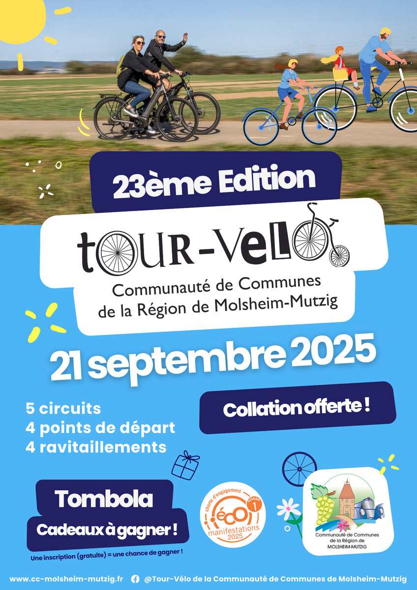 TOUR VELO de la COMCOM de Molsheim-Mutzig