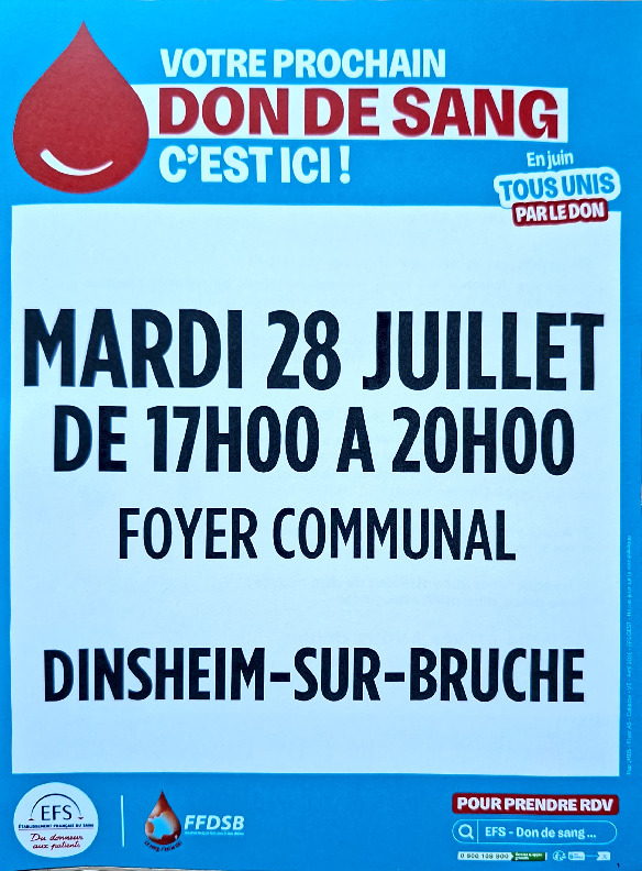 Don du sang :