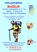 Maïkür: marche matinale du 1° mai